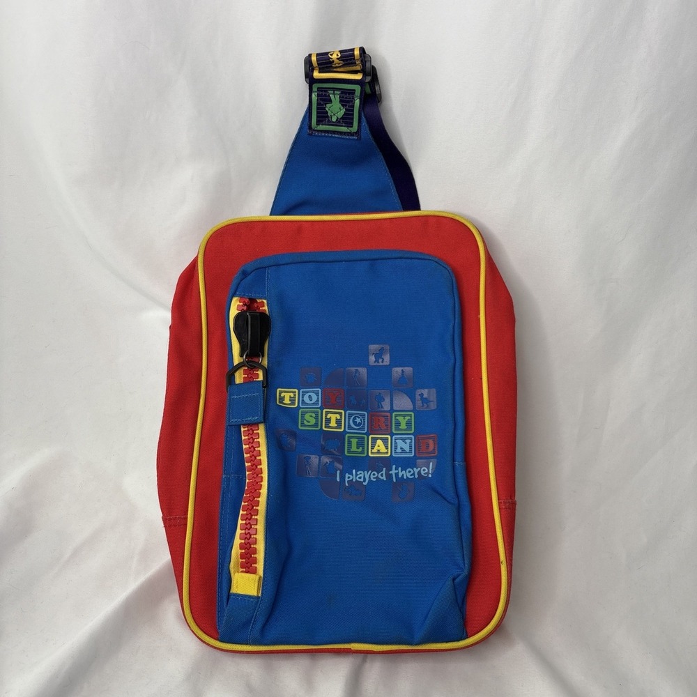 Disney Parks Pixar‎ Exclusive Toy Story Land "I Played There!" Colorful Backpack